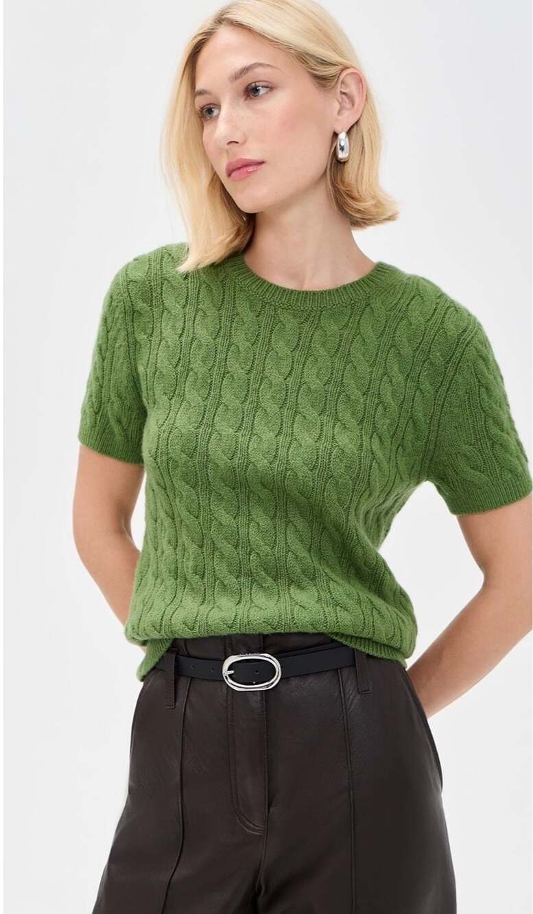 Vince Cable Short Sleeve Sweater NWT